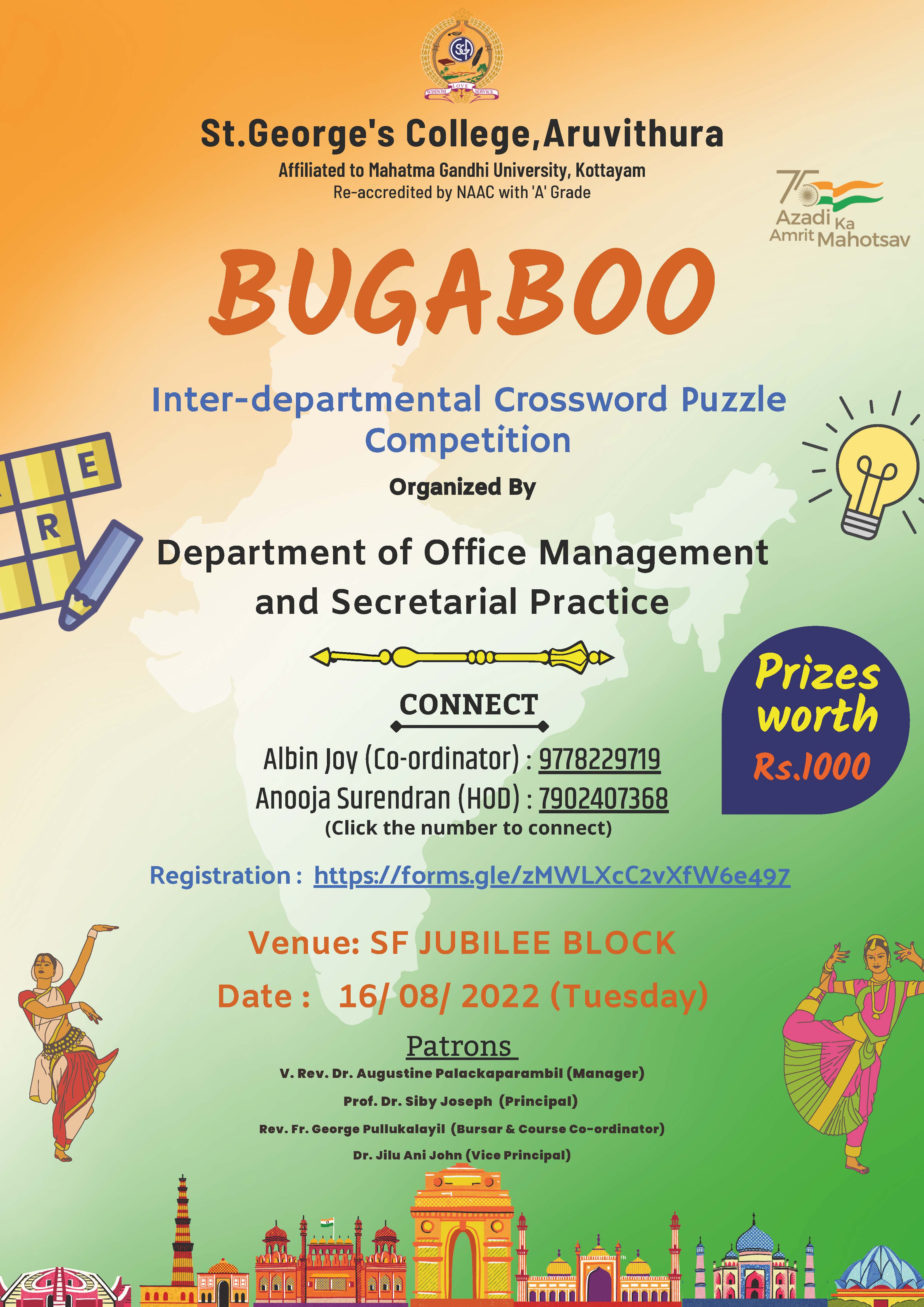 Bugaboo - Cross Word Puzzle Competition